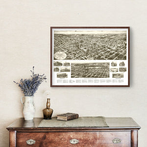 Vintage Map of Valley Stream, New York 1924