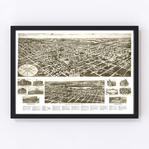 Vintage Map of Valley Stream, New York 1924