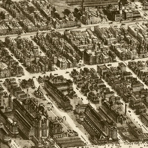 Vintage Map of Atlantic City, New Jersey 1909