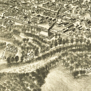 Vintage Map of Dover, New Jersey 1903