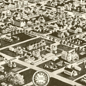 Vintage Map of Egg Harbor City, New Jersey 1924