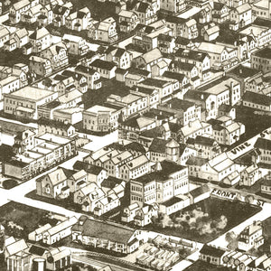 Vintage Map of Hammonton, New Jersey 1926