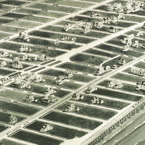 Vintage Map of Margate City, New Jersey 1925