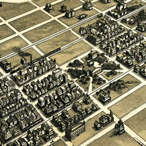Vintage Map of Ocean City, New Jersey 1903