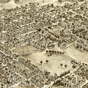 Vintage Map of Rutherford, New Jersey 1904