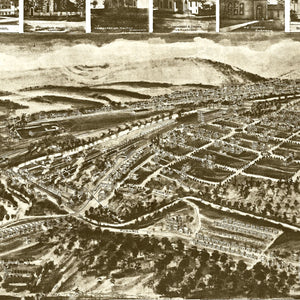 Vintage Map of Burnham, Pennsylvania 1906