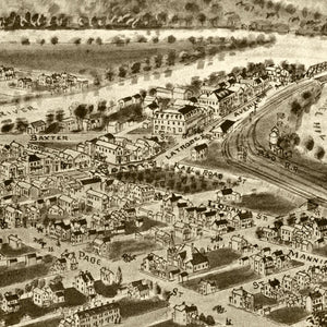Vintage Map of Confluence, Pennsylvania 1905