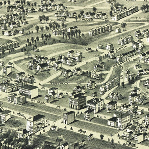 Vintage Map of Donora, Pennsylvania 1901