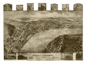 Vintage Map of Duncannon, Pennsylvania 1903