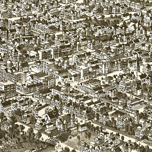 Vintage Map of Greensburg, Pennsylvania 1901