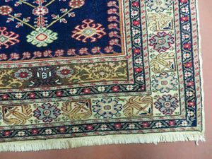 3' X 4' Semi Antique Handmade Turkish Prayer Kaisery Wool Rug Nice