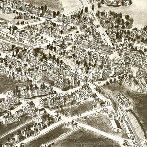 Vintage Map of Oxford, Pennsylvania 1907