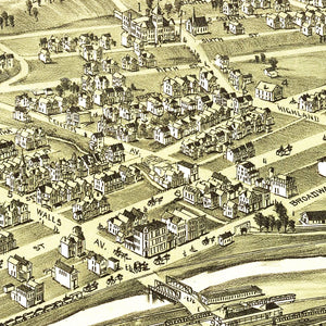 Vintage Map of Pitcaim, Pennsylvania 1901