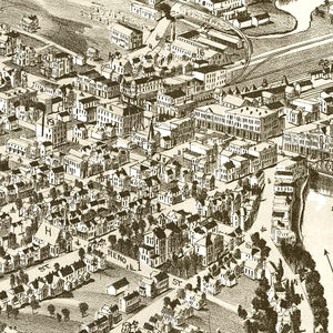 Vintage Map of Sharon, Pennsylvania 1901