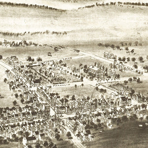 Vintage Map of Strasburg, Pennsylvania 1903