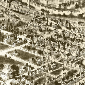 Vintage Map of Williamsburg, Pennsylvania 1906