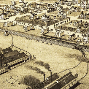 Vintage Map of Wilson & Mendelssohn, Pennsylvania 1902