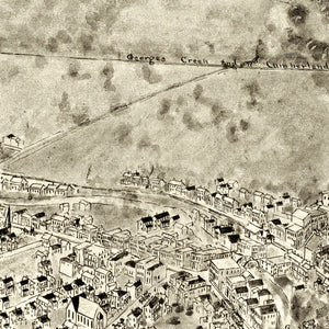 Vintage Map of Lonaconing, Maryland 1905