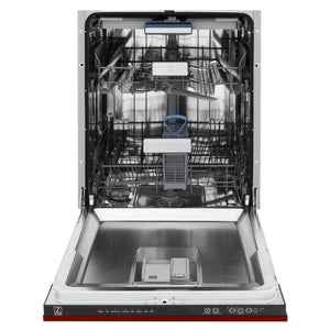 24" Dishwasher with Red Gloss panel, Stainless Tub, DWV-RG-24