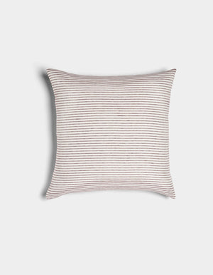 Striped Linen Throw Pillow