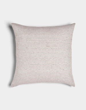 Striped Linen Throw Pillow