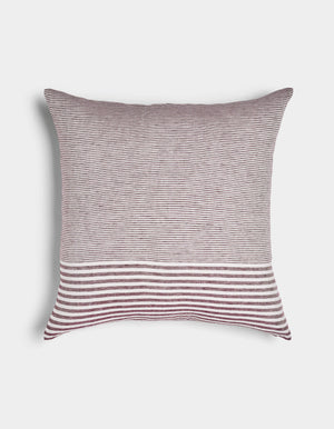 Striped Linen Throw Pillow