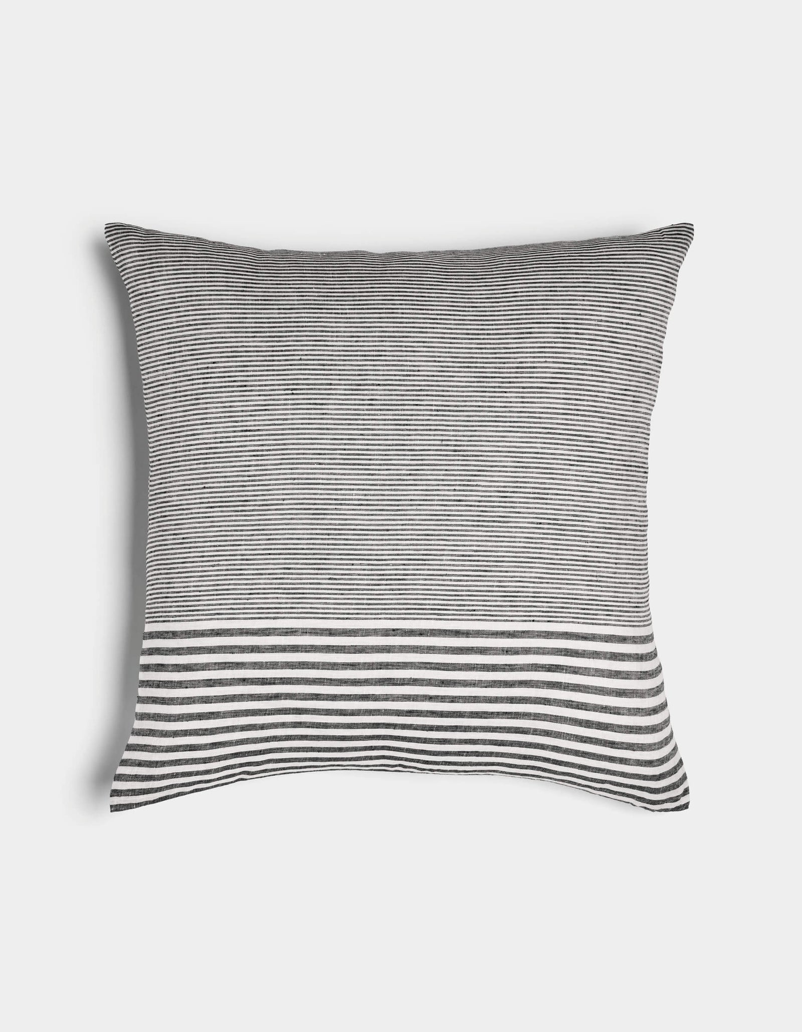 Striped Linen Throw Pillow