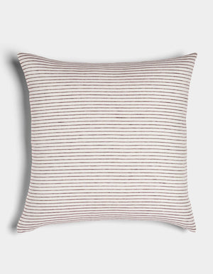 Striped Linen Throw Pillow