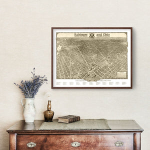 Vintage Map of Washington,  1923