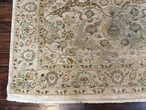 Pak Persian Rug 4x6, Beige, Pakistani Peshawar Rug, Handmade, Neutral Colors, Vintage Rug for Modern Home