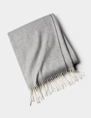 Bamboo Herringbone Tassel Throw