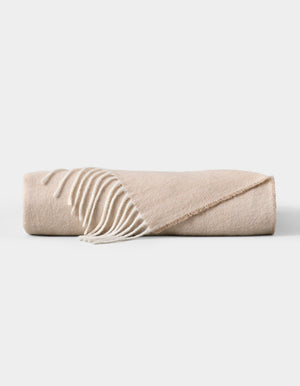Bamboo Herringbone Tassel Throw