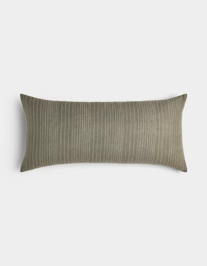 Striped Linen Throw Pillow