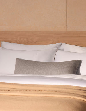 Striped Linen Throw Pillow