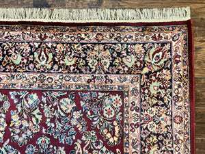 Karastan Rug 9x12 Red Sarouk #785, Wool Karastan Carpet, Discontinued Vintage, Original 700 Series, Karastan Area Rug