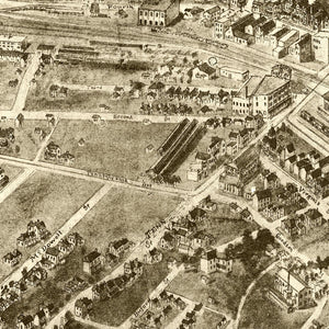 Vintage Map of Bristol, Virginia 1912