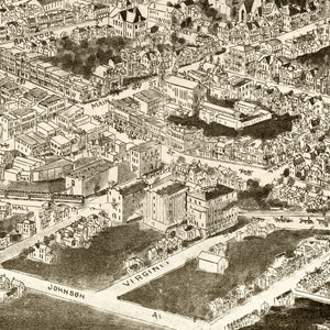 Vintage Map of Suffolk, Virginia 1907
