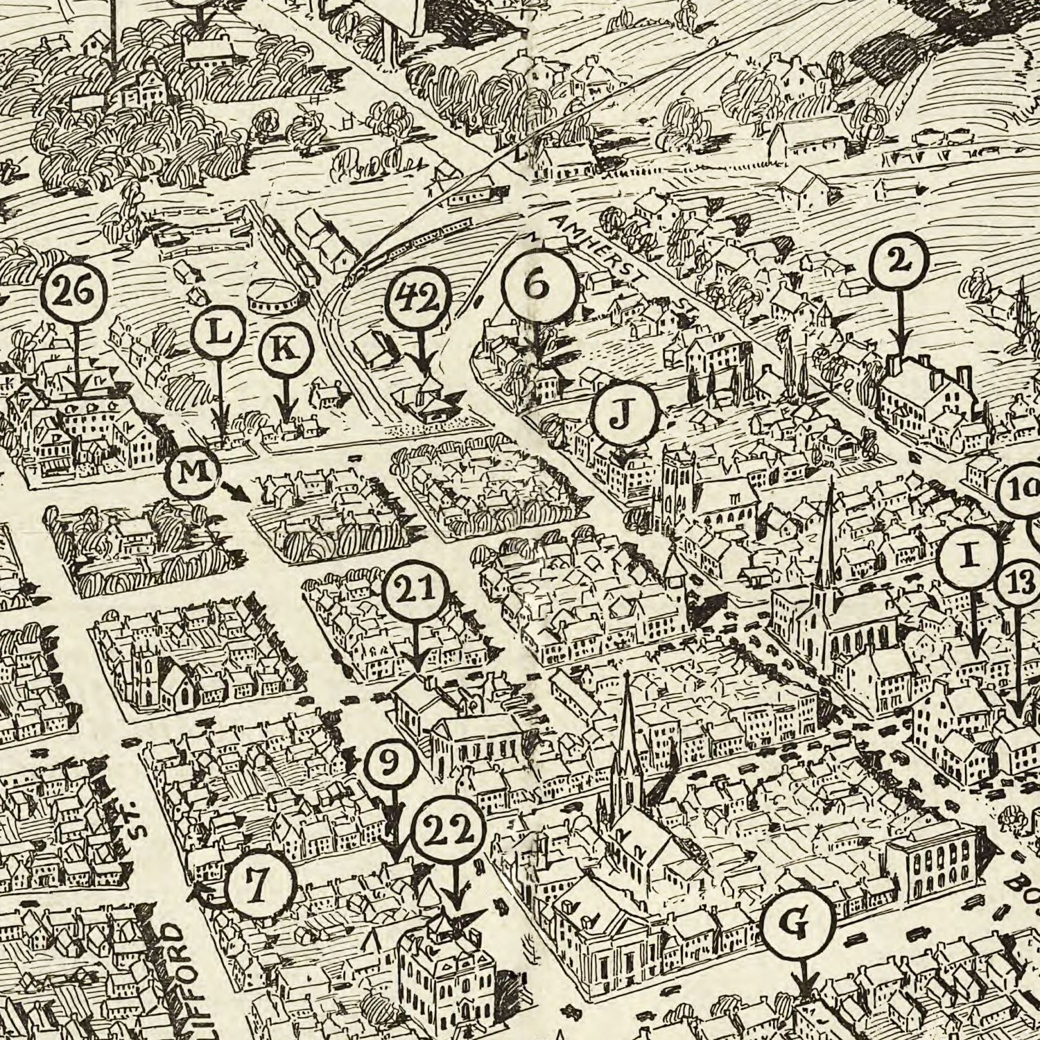 Vintage Map of Winchester, Virginia 1926