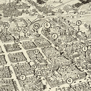 Vintage Map of Winchester, Virginia 1926