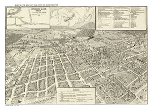 Vintage Map of Winchester, Virginia 1926