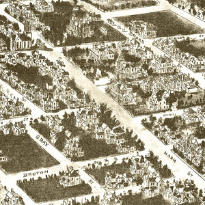 Vintage Map of Wilson, North Carolina 1908