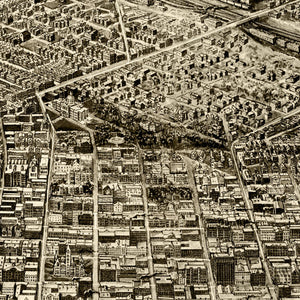 Vintage Map of St. Paul, Minnesota 1906