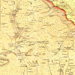 Vintage Map of Chemung County, New York 1853
