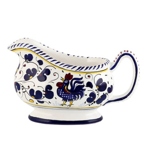 ORVIETO BLUE ROOSTER: Gravy Sauce boat