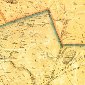 Vintage Map of Burlington County, New Jersey 1859