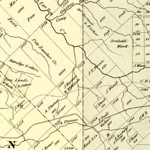 Vintage Map of Forest County, Pennsylvania 1876