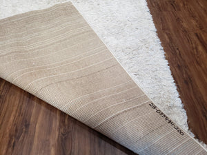 Safavieh Shag Rug 5x8, Pearl White Color, Isaac Mizrachi Shag Collection 5x7 Carpet, High Pile Soft Fluffly Bedroom Rug, Living Room Rug