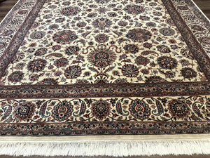 Pak Persian Rug 9x12, Allover Pattern, Fine Handmade Oriental Carpet