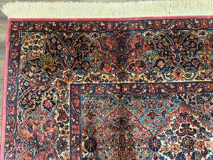 10x18 Karastan Multicolor Panel Kirman Rug #717, Palace Size Wool Discontinued Original 700 Series