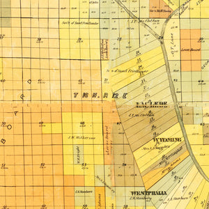 Vintage Map of Madison Parish, Louisiana 1891